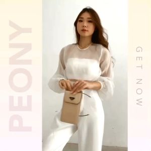 JIMS HONEY PEONY MINI BAG: Tas Mini Wanita Desain Unik
