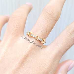 Cincin Model Rantai Mix Mata CCR-183 VR