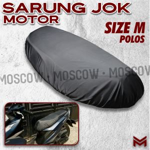 COVER JOK MOTOR COVER SEAT / SARUNG JOK MOTOR SIZE M JOK STANDAR JOK KECIL HITAM POLOS TEBAL PROTECTION WATERPROOF PELINDUNG JOK UNIVERSAL PNP BEAT MIO RX KING SATRIA SONIC XRIDE NOUVO REVO SUPRA NEX SPIN GEAR GENIO XEON JUPITER VEGA DLL
