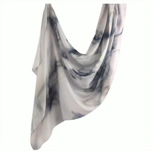 Shawl Turban Scarf Keep Warm Turban Satin Texture Shade Vacation Add Charm Enhancement Artistic Style