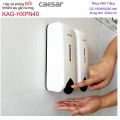 Hộp đựng xà phòng Caesar KAG-HXPN40 -Trắng-White thiết kế hiện đại, hộp nước rửa tay bông 2 ngăn 350ml sữa tắm, dầu gội đầu. 