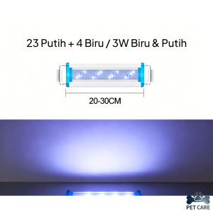 Lampu Led Aquarium Gantung Akuarium 20-90CM Aquascape Ikan hias Varian Lampu Rumput Air Tangki ikan