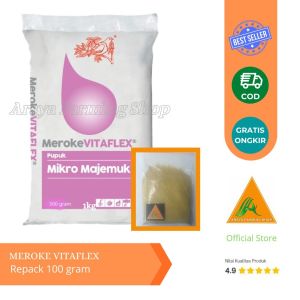 Meroke Mikro VITAFLEX 100 Gram Pupuk Mikro Lengkap Repack