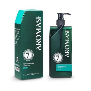 Aromase Hair Volumizing Shampoo - Clarifying Shampoo - Boost Hair Volume Balance Scalp Oil Soothe Itchiness - No Parabens SLS or Silicone - 14 oz