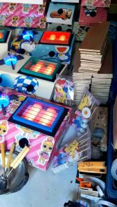 KOMPOR MAINAN. Mainan Masak²n Komplit Dengan jajan²nya + Adaptor nya