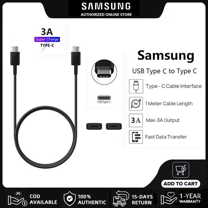 Samsung Cable 3A PD Fast Cables(Support 25W Super Charging) EPDN980