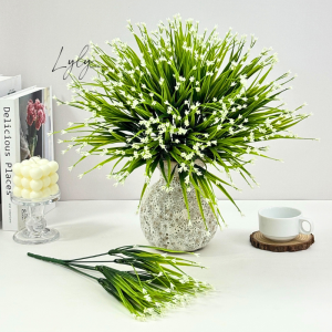 Cụm Điểm Sao 7 Nhánh Trang Trí Nhà Cửa Hàng Văn Phòng Sự Kiện. Hoa Lụa Decor
