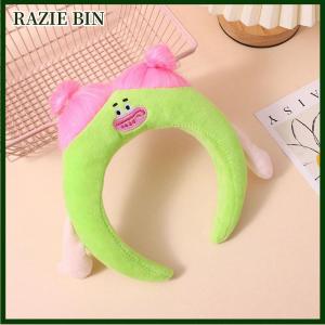RAZIE BIN 2023ใหม่ห่วงรัดผมฟองน้ำสำหรับผู้หญิงเด็กผู้หญิงเด็กผู้หญิงเด็กผู้หญิงเด็กผู้หญิงเด็กผู้หญิงแสดงสีหน้าตลกน่ารักน่ารักสีสันสดใสตัวการ์ตูนสีสันสดใสใหม่1ชิ้น