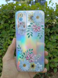 Case Hologram Fashion ( BUNGA 2 ) VIVO Y12 Y17 Y15 Y20 Y12S Y20S Y20SG Y21 Y21A Y21T Y21S Y33S Casing Hologram Aurora Markas Kesing