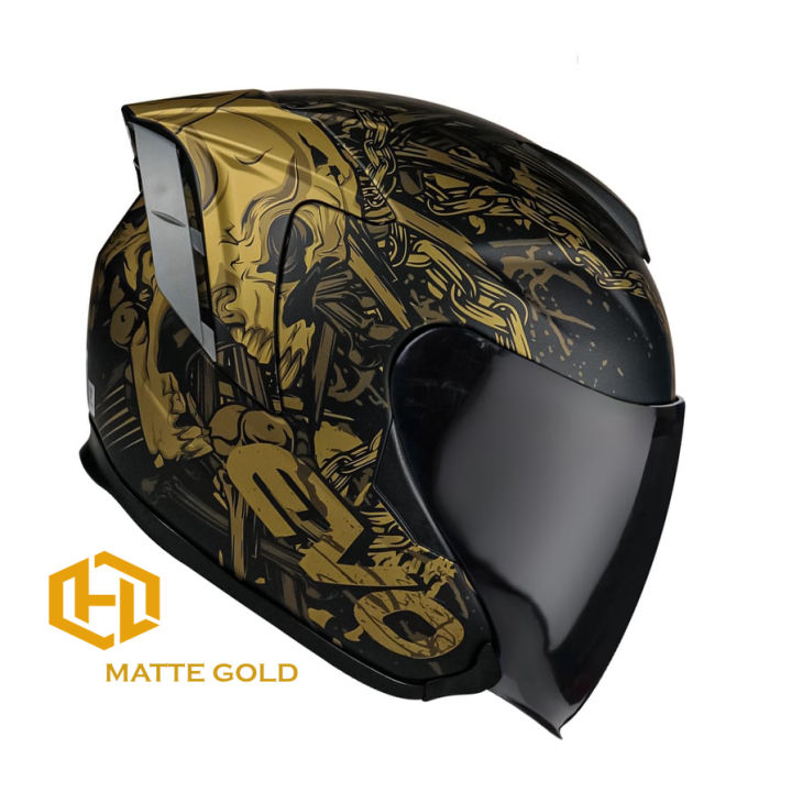 Evo Rx5 Bonehead Half face Dual Visor Helmet Accessories