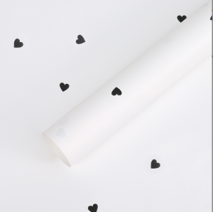 Kertas Buket Bunga Love Flower Wrapping Paper Cellophane Love KB6134