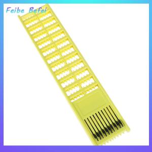 [Feibe Befei] 1PC Fishing Rig Board Plastic Double Side Spring Hooks Storage Catch Holder