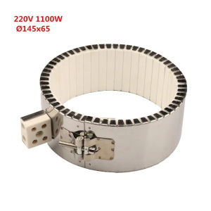 145X65mm/145x125mm/145x155mm Ceramic Band Heater 1100W2800W/3500W Max Temperature Heat to 800 Degrees Celsius 220V