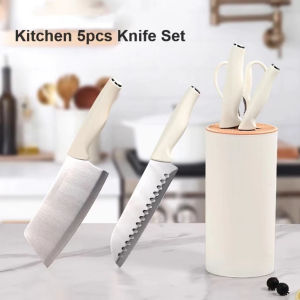 Kitchen Set 5 Piece Stainless Steel Precision Chefs Bread Meat Scisso