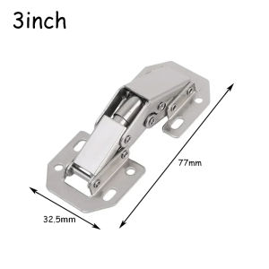 【READY STOCK】Perforation-Free Cabinet Hinge/Bridge Frog Door Hinge/Hydraulic Spring Cushioning/Non-drilled Bridge Hinge