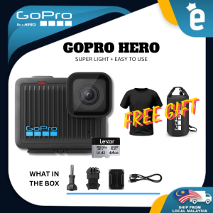 GoPro Action Camera HERO (4K30/7K60/1080P30/WATERPROOF UP TO 16 FT/HyperSmooth)