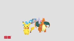 Đồ chơi FCKid 13cm Pokemon Ball Ash-Greninja Trứng biến hình Mô hình nhân vật anime Bộ sưu tập lắp ráp giáo dục Mô hình búp bê làm bằng tay PVC Quà sinh nhật cho bé trai 2-6 tuổi Đồ chơi cho bé gái bé trai