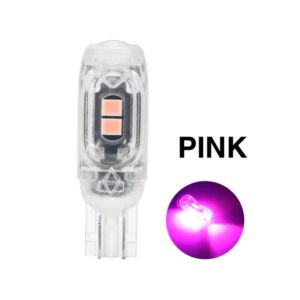 🎁【5PCS】T10 W5W lens Led Flash Strobe Bulb 194 WY5W Flashing Interior Parking License Plate Reading Signal Lamp 12V Car Tail