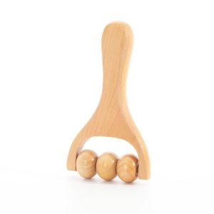 LAPBR Household Women Men Reflexology Tool Wood Therapy Arm Leg Foot Hand Muscle Pain Relief Wooden Massage Roller Muscle Roller Sticks Body Massage Tool Trigger Point Massager