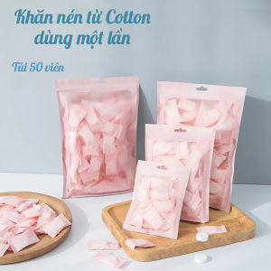 Khăn Nén Dạng Viên Kẹo Mini 1 Lần – Khăn Nén Sạch Khuẩn Tiện Lợi Khi Du Lịch Văn Phòng (50 Viên)