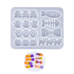 Linh hoạt khuôn silicon cho Kẹp Tóc không thường xuyên kẹp tóc phụ kiện Khuôn nhựa Epoxy khuôn mẫu Vật liệu làm đồ trang sức