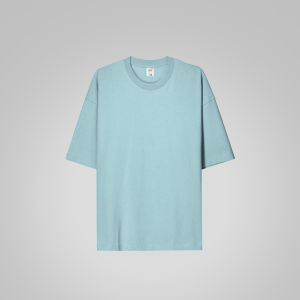 Fruit of the Loom Soft Premium Oversized T-Shirt for Men & Women 100% Cotton Mens T-shirt Oversized Fit Plain Tees Teal