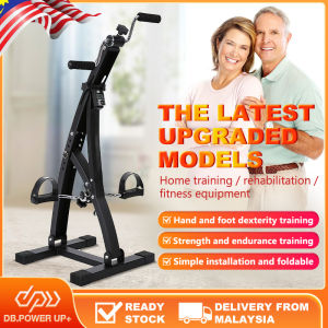 Rehabilitation Exercise Bicycle Rehabilitation Collapsible Elderly Indoor Hand/ Foot Fitness Exerciser Bicycle Pedal Exerciser Cycle Cardio Fitness Therapy Mobility Cycle Physiotherapy Fitness Bicycle Pedal Bike