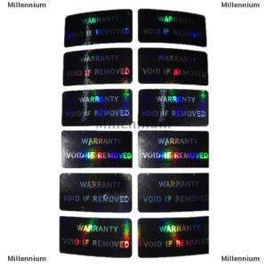 [COD] Millennium 100pcs bảo hành bảo vệ Sticker an ninh con dấu giòn giấy làm xáo trộn bằng chứng Bảo hành làm mất hiệu lực nhãn dán nhãn dính guanante