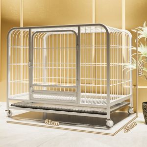 Dog Cage Big Size XXXL Steel Metal Large Free Space with 4 Wheels Antirust Coat 狗笼 Sangkar Anjing