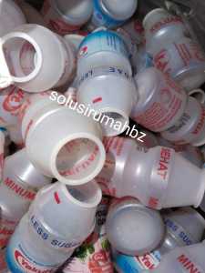 per10 biji botol yakult bekas plastik kosong wadah tempat second plastic cup untuk kerajinan
