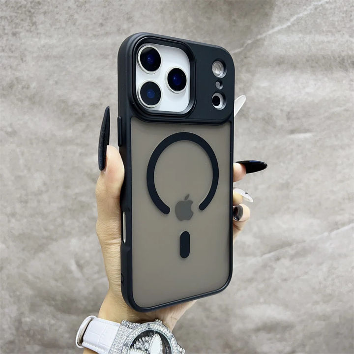 Hard%20Case%20Hybird%20Support%20Magsafe%20Matte%20Black%20Edition%20Charge%20Premium%20Magnetik%20Slim%20Kompatibel%20Untuk%20Iphone%2017%20Iphone%2017%20Air%20Iphone%2017%20Pro%20Iphone%2017%20Pro%20Max%20Iphone%2016e%20SE4%20-%20Image%204