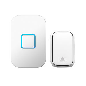 Daytech door bell wireless waterproof No Battery Required Waterproof Self-Powered door bell 300m Range for Home/Hospital/Hotel DB09