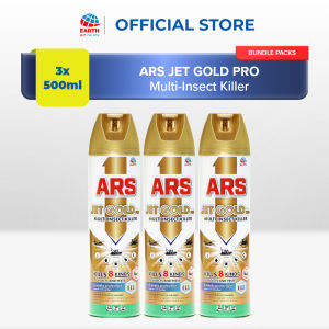 ARS Jet Gold Pro Multi-Insect Killer 500 ml - Bundles of 3