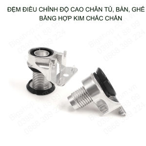 01 Chân điều chỉnh độ cao cho tủ bàn ghế giường đa năng bằng hợp kim kẽm chống gỉ