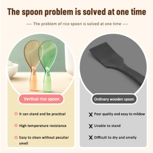 【Low Price】3pcs New Vertical Small Monster Rice Spoon Easy To Clean Non Stick Rice Electric Cooker Rice Spoon High Quality Kitchen Utensil