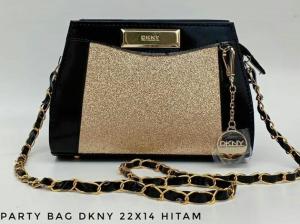 tas selempang - tas pesta - tas gliter - pesta hitam