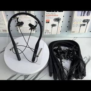 Wireless Bluetooth Neckband Earphones for Sports Anti-Drop In-Ear Design Long Battery Life HIFI Sound Quality