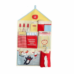 MAOMEI STORE Nhiều lớp Túi treo lưu trữ ký túc xá Dễ thương Tiết kiệm không gian Bộ tổ chức đồ linh tinh Đa chức năng Vải Oxford Túi treo hoạt hình dành cho gia đình