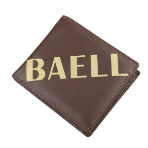 BAELLERRY D1831 DOMPET WALLET PRIA LIPAT TEBAL BAHAN LEMBUT DITANGAN PRODUK IMPOR