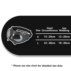 HamshMoc Adventure-Ready Dog Goggles Dust Proof Seal Contour Fit Breathable Design for Happy Outdoor Runs