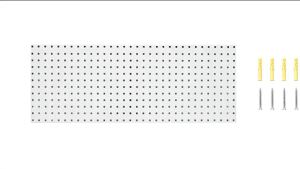 พร้อมส่งแผงแขวนเครื่องมือ แผงแขวน ที่แขวนเครื่องมือ เหล็ก Pegboard ขนาด 900x450 มม. สินค้าในไทย