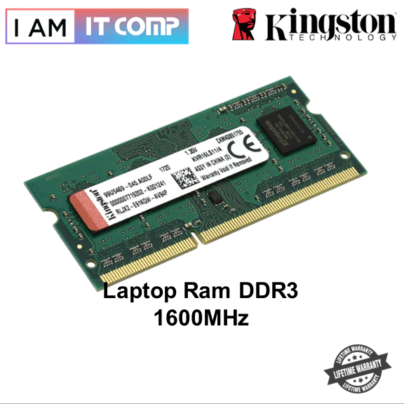 Kingston Ram DDR3 1600MHz Sodimm Laptop Ram Desktop Ram 4GB