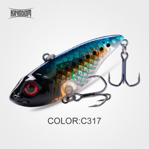 Kingdom VIB Fishing Lures Sinking Vibration Artificial Hard Baits 50mm 65mm Crankbaits Winter Ice Salt Fishing Tackle Wobblers