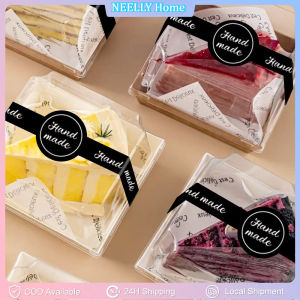 50Pcs Long Gift Sealing Stickers Self-adhesive Packaging Sealing Sticker For Cake Baking Decoration Sticker Christmas