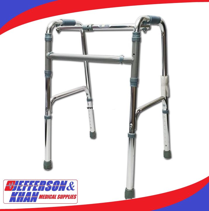 Walker without Wheels Adult Walker with Wheels Height Adjustable and Foldable Lazada PH