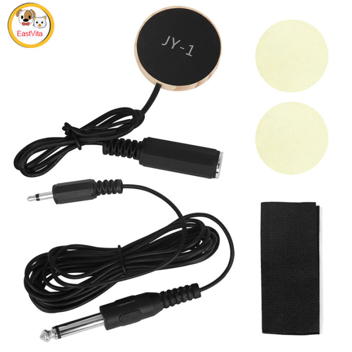 Pickup Piezo Per Chitarra Acustica - Microfono 3 In 1 Con Jack Endpin Da 6 Mm | Ricambio Per Strumenti A Corde - Foto 3