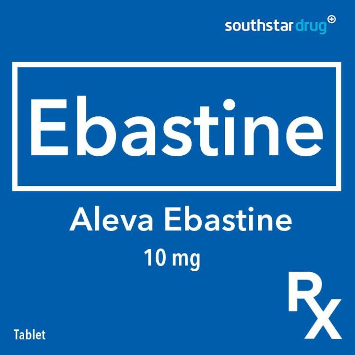 Rx: Aleva Ebastine 10mg Tablet | Lazada PH