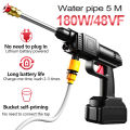 DEKES Cordless pressure washer ，Electric Pressure Washer Power Washer Portable  washer Pressure Water Nozzle Cleaning Machine Kit High Pressure Washer. 
