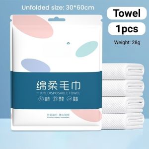 OutingSG® Travel Disposable Bath Towel | Thickened Bath/Face Towel for Business Hotel Beach Individual Pack