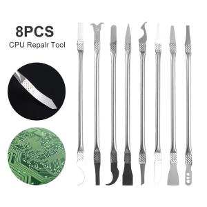 USEFUL TOOL 8ชิ้นค่ะ CPU ของผู้ผลิตอุปกรณ์เดิม ชุดเครื่องมือช่าง หน้าจอหน้าจอแสดงผล ถอดแยกชิ้นส่วนแงะ เครื่องมือเปิดปิด โทรศัพท์สำหรับโทรศัพท์ อุปกรณ์ซ่อมโทรศัพท์มือถือ